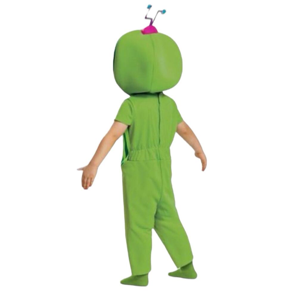 Cocomelon Baby Melon Halloween Costume Jumpsuit & Headpiece Size 3T-4T Medium - Picture 2 of 3